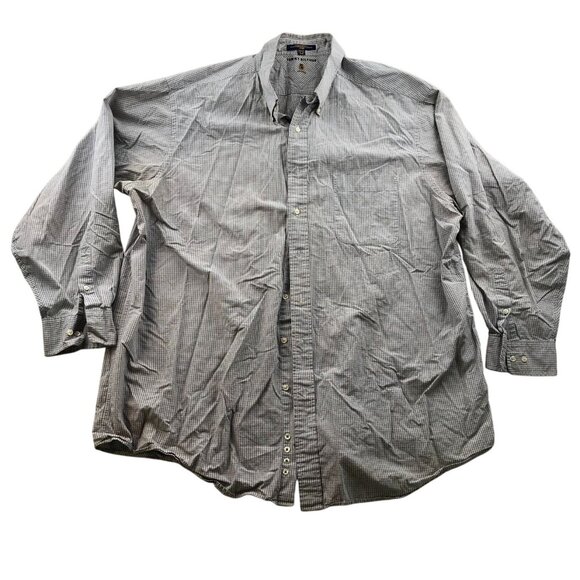 Tommy Hilfiger Mens Dress Shirt Size 2XL 18 Neck Lot Of Two Long Sleeve Bundle - Picture 2 of 16